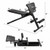 Multi-Functional Adjustable Full Body Exercise Weight Bench - Color: Black D681-SP36918
