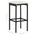  Bar Set Black PE rattan Standard Bar Set Rectangular A949-313473