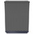  Planter Set of 2 Black Polypropylene 11.8x11.8x14.6 in. A949-364182
