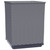  Planter Set of 2 Blue Grey Polypropylene Medium A949-364180