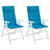  Highback Chair Cushion Set of 2 Light Blue A949-361886