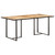  Dining Table Natural Mango Wood Solid mango wood, powder-coated iron A949-320695