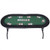 8 Players Texas Holdem Foldable Poker Table-Green - Color: Green D681-TY310280