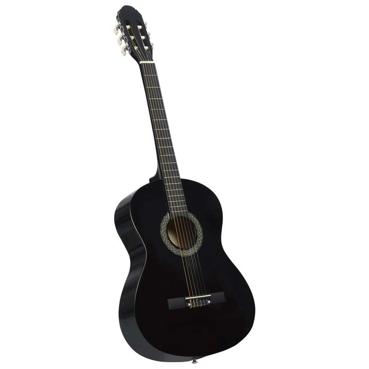  Classical Guitar for Beginner Black 4/4 39" Basswood A949-70110