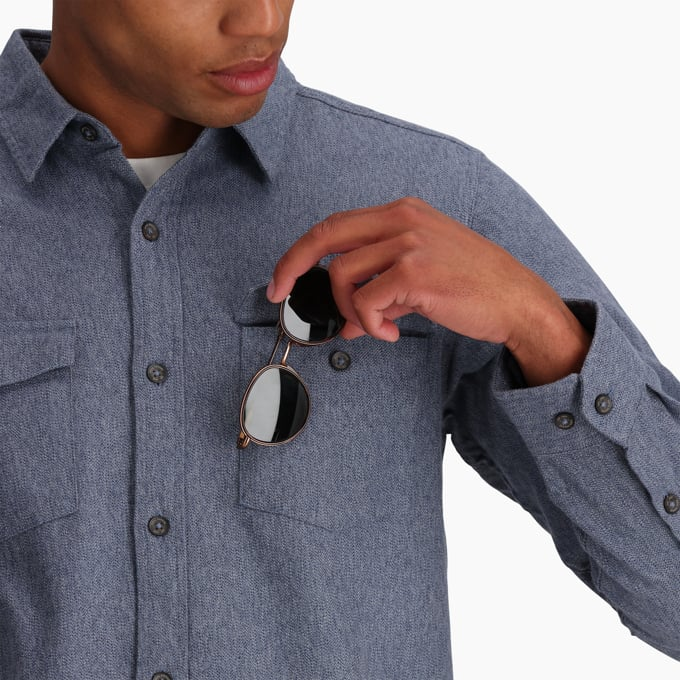 Men's Bristol Organic Cotton Twill L/S-Royal Robbins
