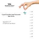 Crystal Guardian Angel Suncatcher - Blue Zircon (December)