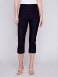 Stretch Pull-On Capri Pants -Charlie B