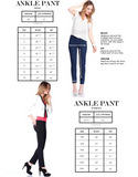 Pull on Ankle Pant with Back Pockets-Slim Station