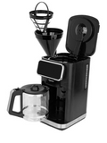 12-Cup Touchscreen Coffee Maker with Glass Carafe-Capresso