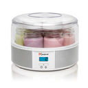 Digital Automatic Yogurt Maker With 7 - 6oz Glass Jars-Euro Cuisine