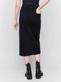 Long Denim Skir 