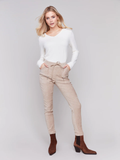 Corduroy Jogger Pants-Charlie B