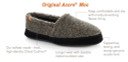 Men's Moc Slippers with Cloud Cushion Comfort-Acorn