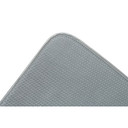 Dish Drying Mat, 16"x18"-Gray