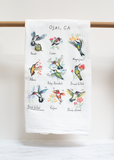 Hummingbird Flour Sack Towel 