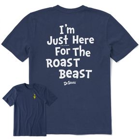 Men's Grinch Here for the Roast Beast Crusher Tee-Life is Good