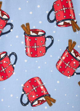 Holiday Flannel PJ Set with Headband Holiday Flannel PJ Set with Headband