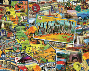 California Dreamn' Hart Puzzle By Kate Ward Thacker