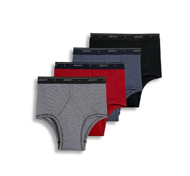 Jockey Cotton Full-Rise Brief 4-Pack