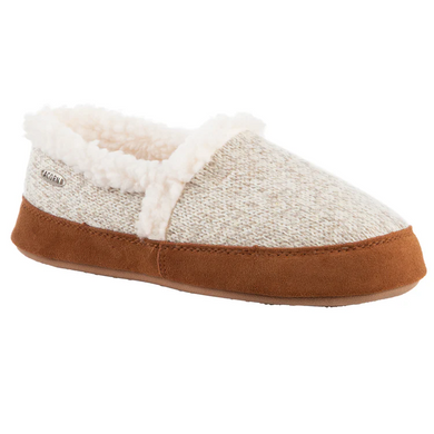 Woman's Moc Ragg Slippers with Cloud Cushion Comfort-Acorn 