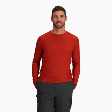 M'S AMP LITE CREW L/S-ROYAL ROBBINS