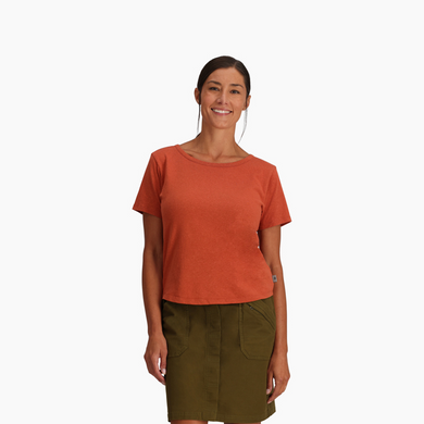 Womens's Basecamp Boxy Tee-Royal Robbings