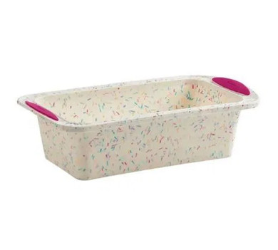 Structure Silicone Loaf Pan confetti Fushsia-Trudeau