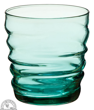 Water Glass 10.25oz Green