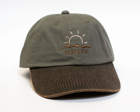 Ojai Embroidered Cap Weathered Cotton