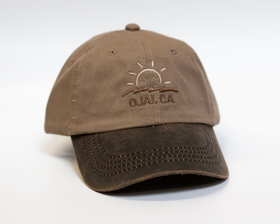 Ojai Embroidered Cap Weathered Cotton