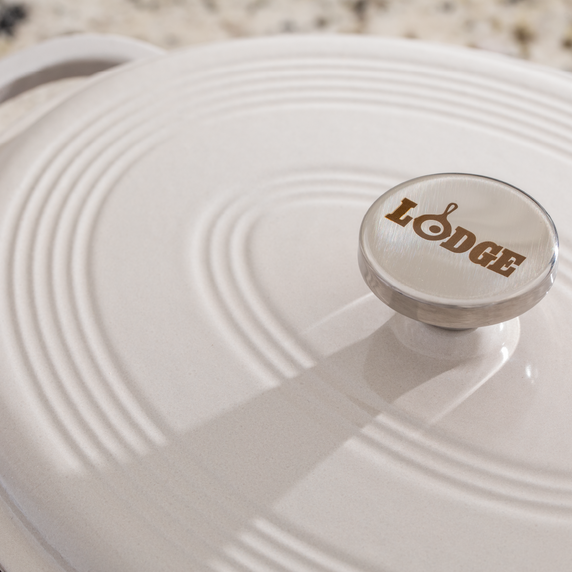 7qt Enamel Cast Iron Dutch Oven-Oval