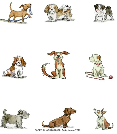Pooches Flour Sack Towel