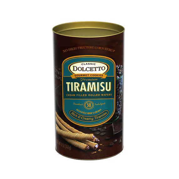 Dolcetto Wafer Rolls: Tiramisu -12oz