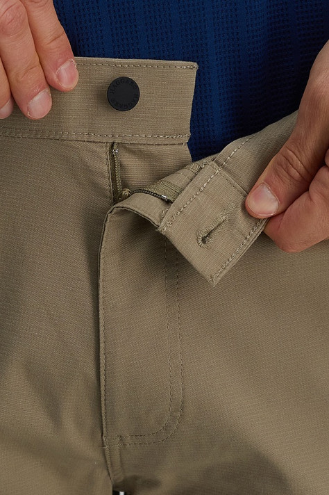 M's Khaki  City Flex 5-Pocket Traveler Pant-Haggar