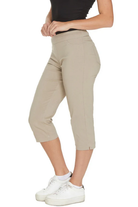 Capri Pants with Pockets-Slim Station