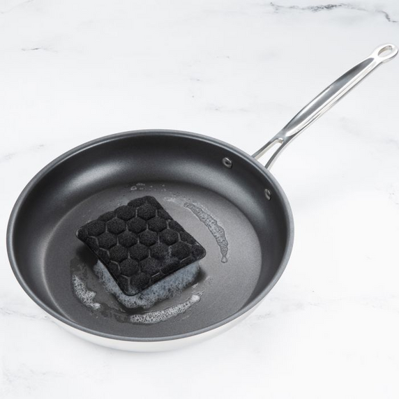 HIC Kitchen Sudz-Power Scrubber Sponge, Rectangular, Set of 2