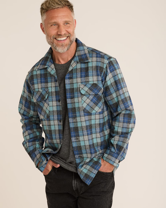 MEN'S PLAID BOARD SHIRT-PENDLETON