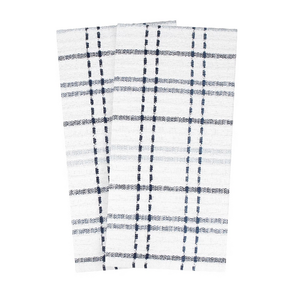 Ritz Royale Coordinate Check Kitchen Towel-100% Cottton