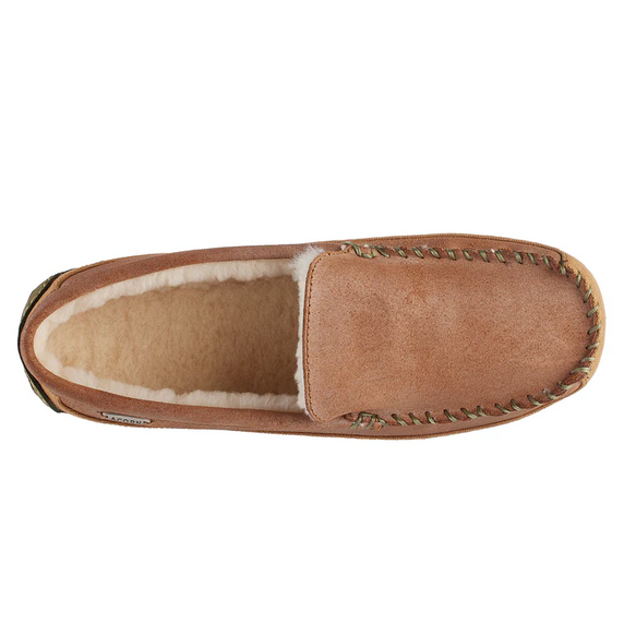 Mens Hamilton Suede Driving Moccasin-Acorn