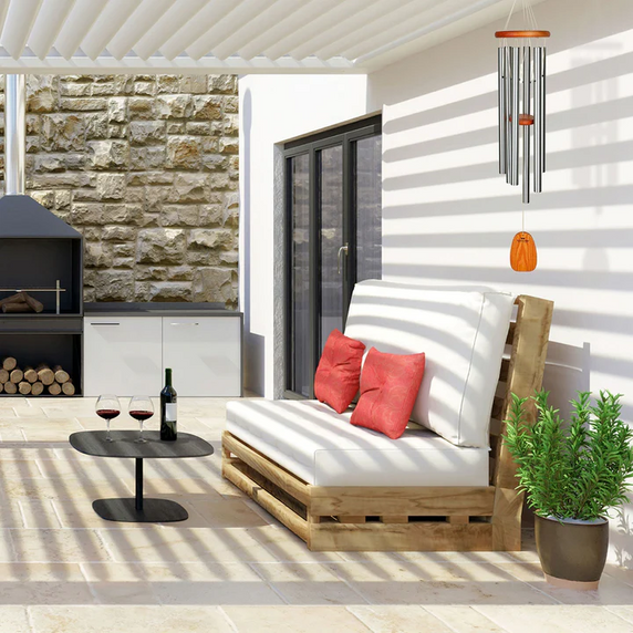 Amazing Grace Chime - Large, Silver