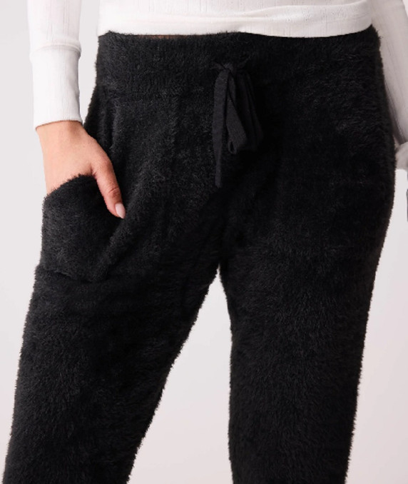 Cozy & Chic Feather Knit Banded Pant