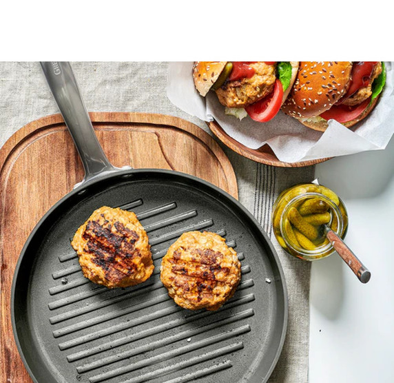 Chatham Ceramic Nonstick 11" Round Grill Pan