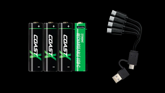  Rechargeable Batteries, -ZITHION-X AA