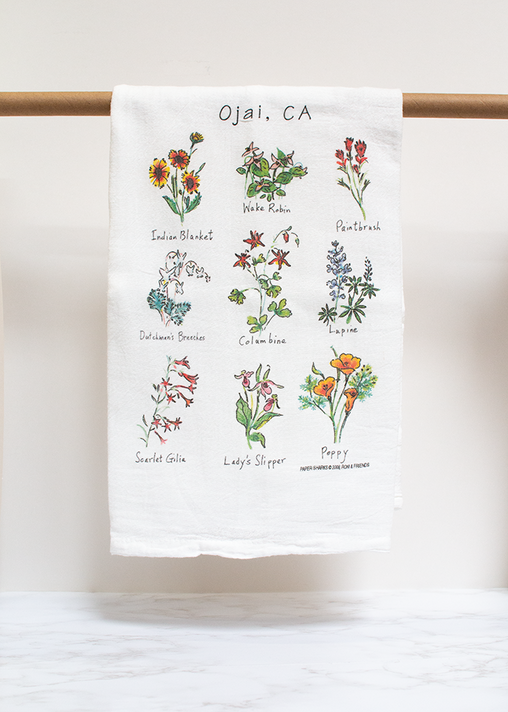 Wild Flowers, Flour Sack Towel RS116