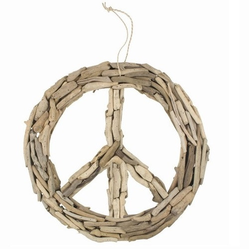 Beachcomber Driftwood Peace Sign