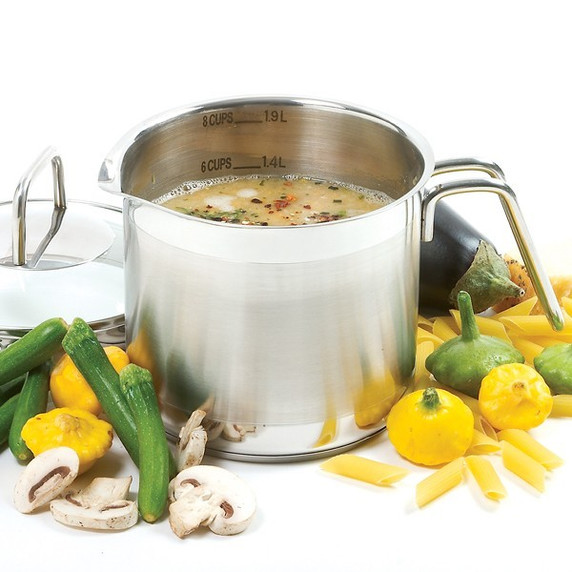 8 Cup Stainless Steel Multi-Pot With Straining Lid