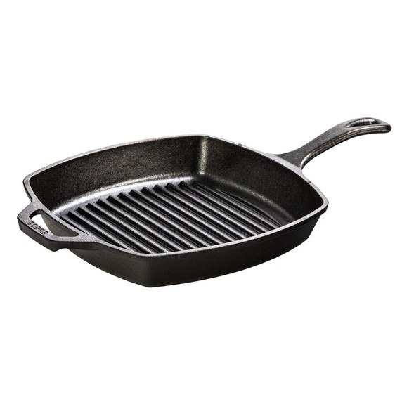   10.5 Inch Square Cast Iron Grill Pan 