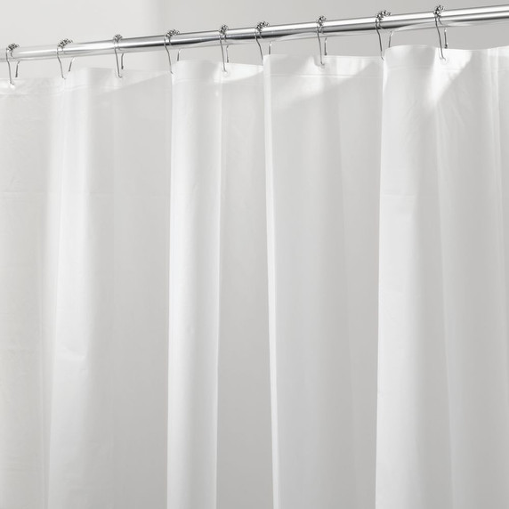 InterDesign Mold & Mildew Resistant Fabric Shower Curtain or Liner