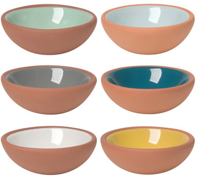 Pinch Bowls Modern Assorted (Set of 6), Now Designs by Danica