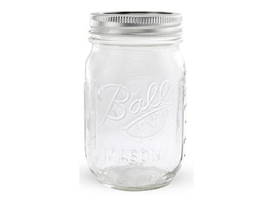 Ball Regular Mouth Mason Canning Jar, Pint